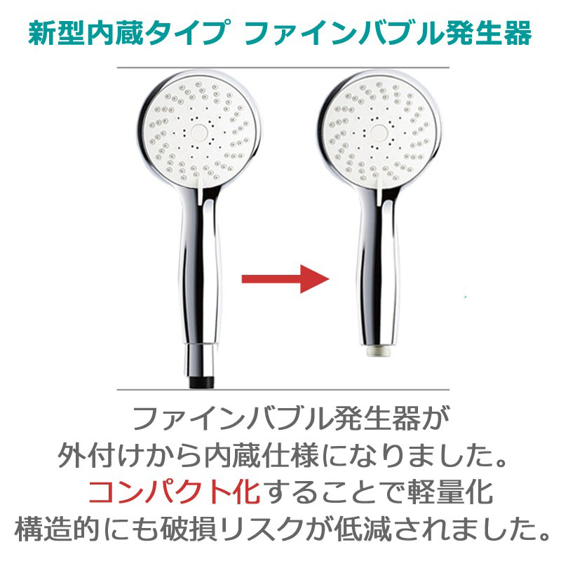 新型内蔵タイプ ファインバブル発生器